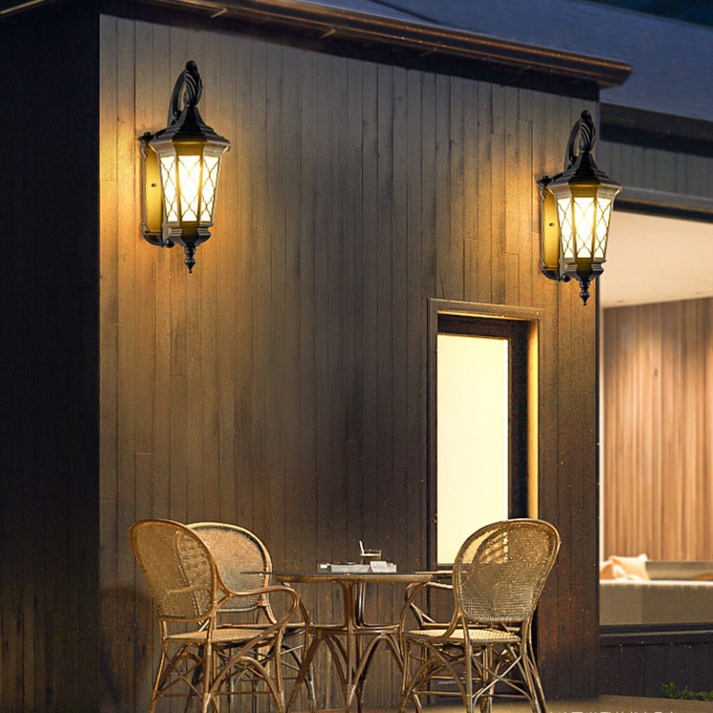 Outdoor Retro Waterproof Wall Lamp Decorative Lighting for Villa Courtyard Balcony-Lighom