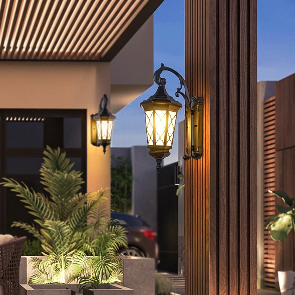 Outdoor Retro Waterproof Wall Lamp Decorative Lighting for Villa Courtyard Balcony-Lighom