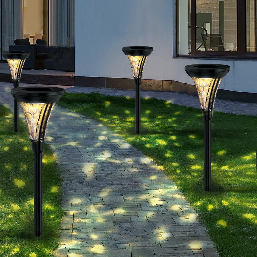 Outdoor Solar Post Lights LED Garden Lights Pathway Lights Landscape Lighting-Lighom
