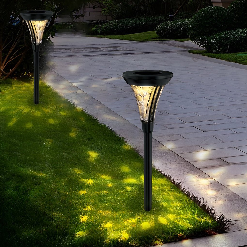 Outdoor Solar Post Lights LED Garden Lights Pathway Lights Landscape Lighting-Lighom