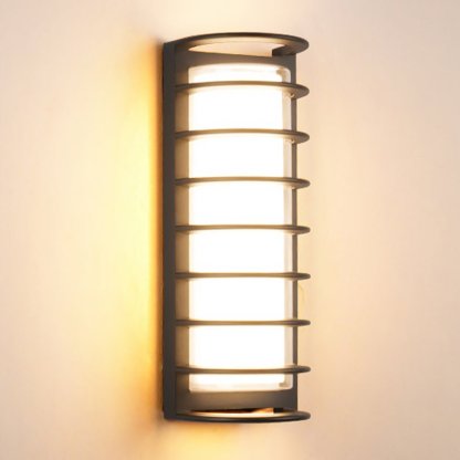 Outdoor Waterproof Double-layer Lampshade Gate Column Exterior Wall Sconces-Lighom