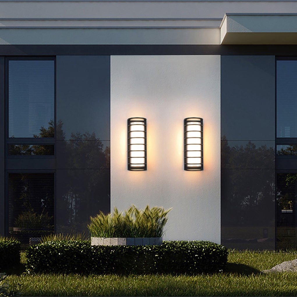 Outdoor Waterproof Double-layer Lampshade Gate Column Exterior Wall Sconces-Lighom