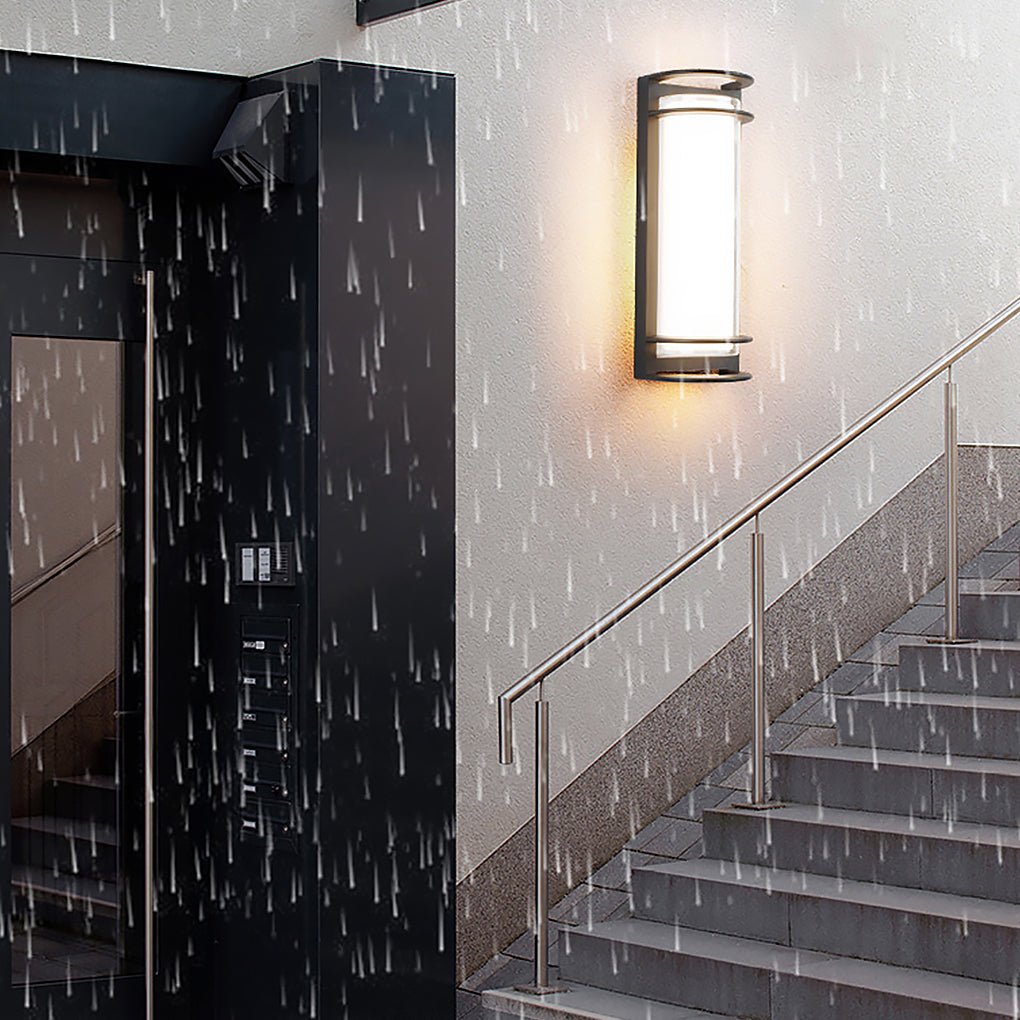 Outdoor Waterproof Double-layer Lampshade Gate Column Exterior Wall Sconces-Lighom
