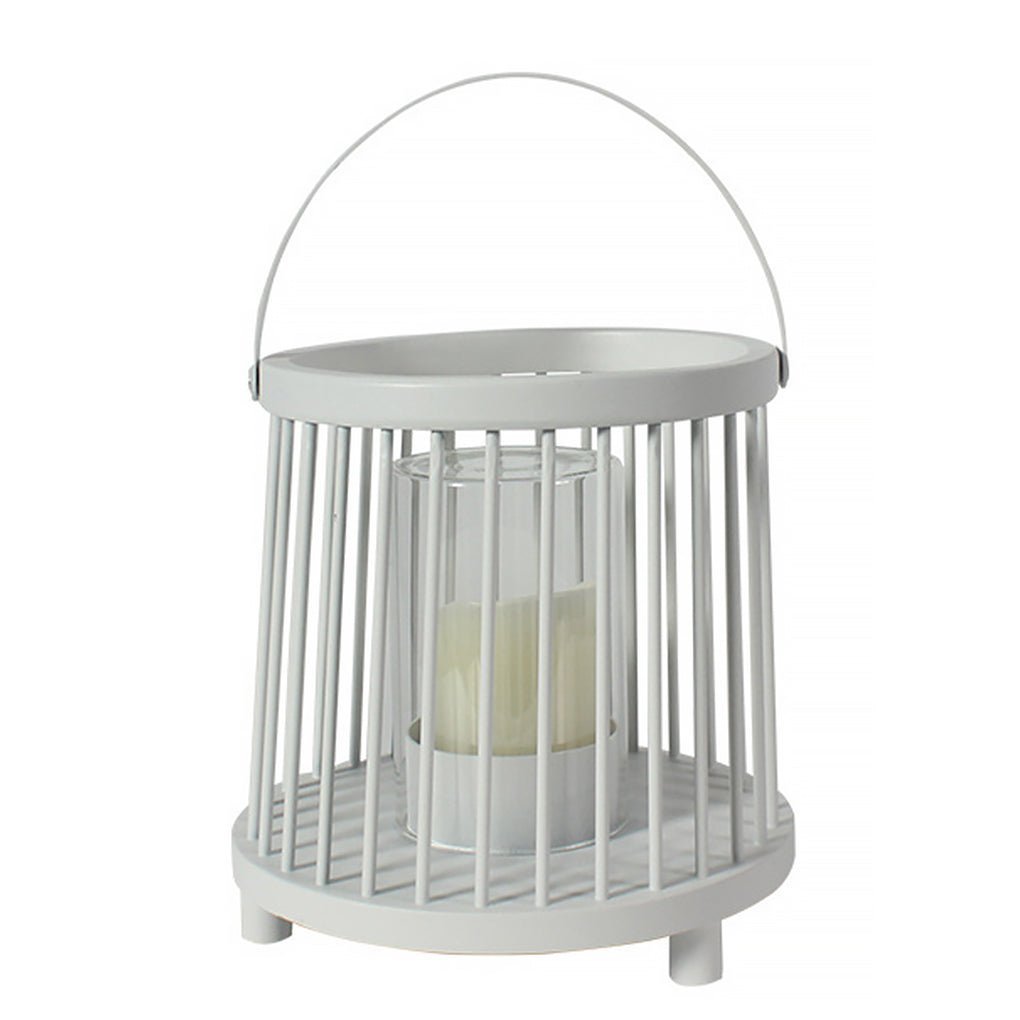 Outdoor Waterproof Garden Light Rechargeable Portable Cage Landscape Lighting with US Plug-Lighom