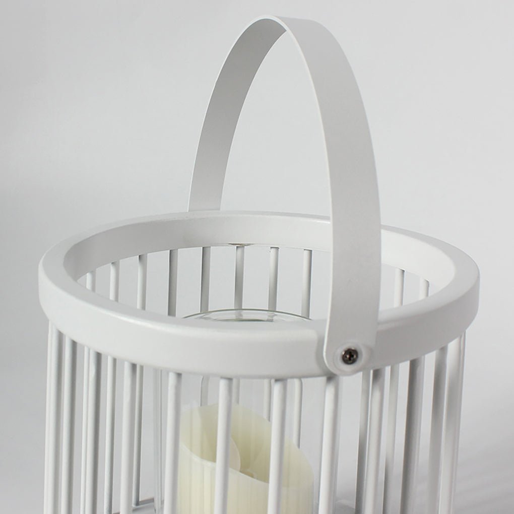 Outdoor Waterproof Garden Light Rechargeable Portable Cage Landscape Lighting with US Plug-Lighom