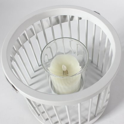 Outdoor Waterproof Garden Light Rechargeable Portable Cage Landscape Lighting with US Plug-Lighom