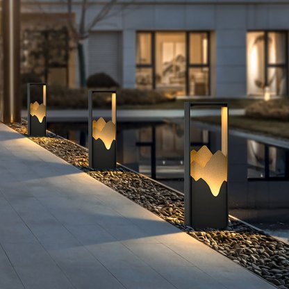 LED Mountain Scenery Path Lights Waterproof Landscape Lighting for Outdoor Elegance-Lighom