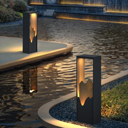 LED Mountain Scenery Path Lights Waterproof Landscape Lighting for Outdoor Elegance-Lighom