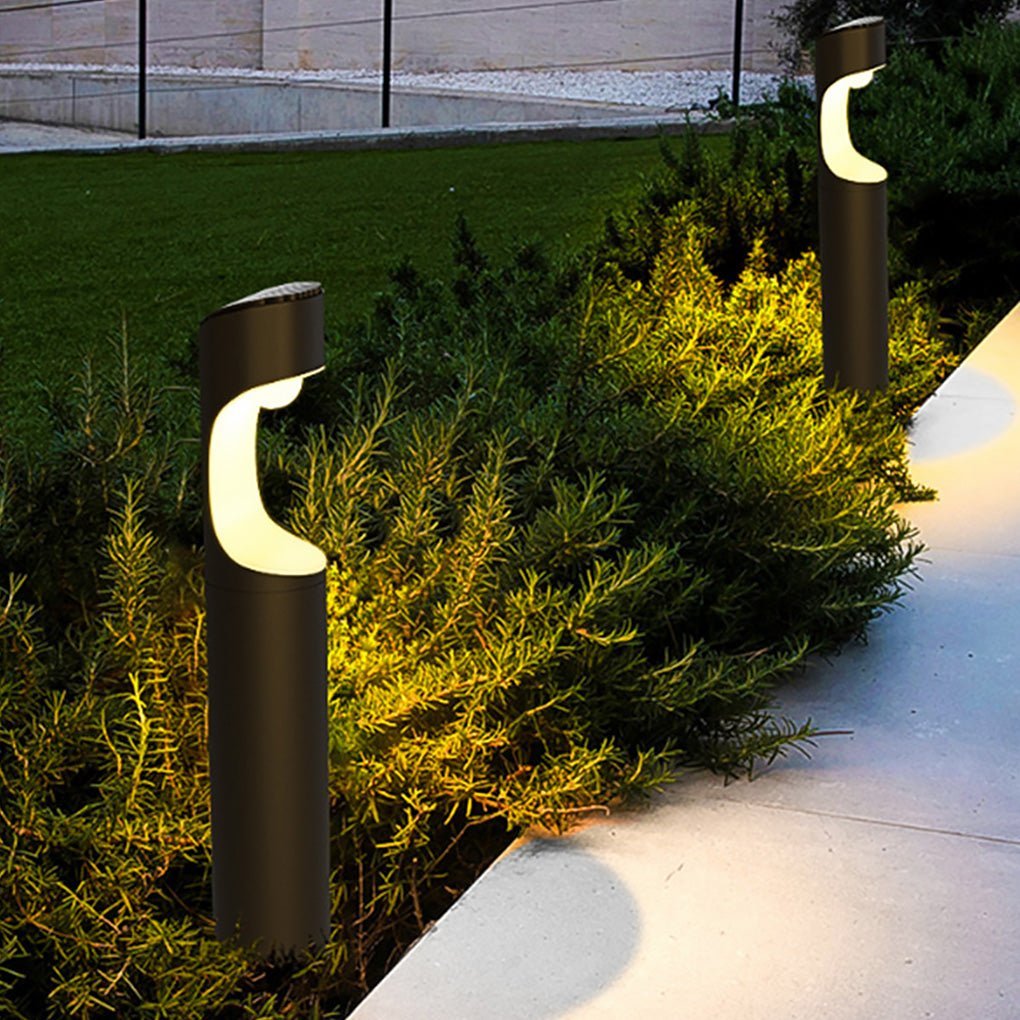 Creative Waterproof IP65 Aluminum Black Modern Outdoor Light Pathway Lights-Lighom
