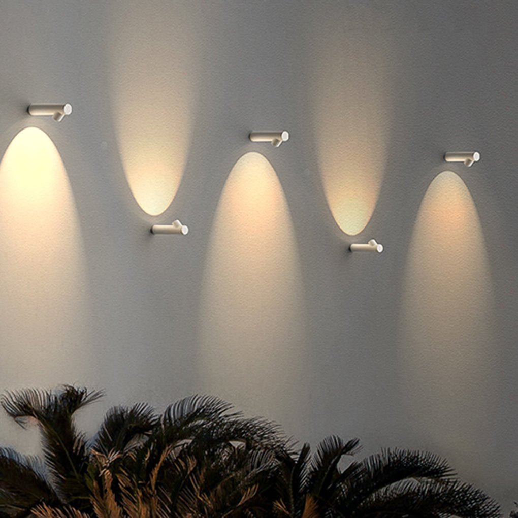Round Tube Shaped LED Modern Outdoor Wall Lights Wall Lamp Wall Sconce-Lighom