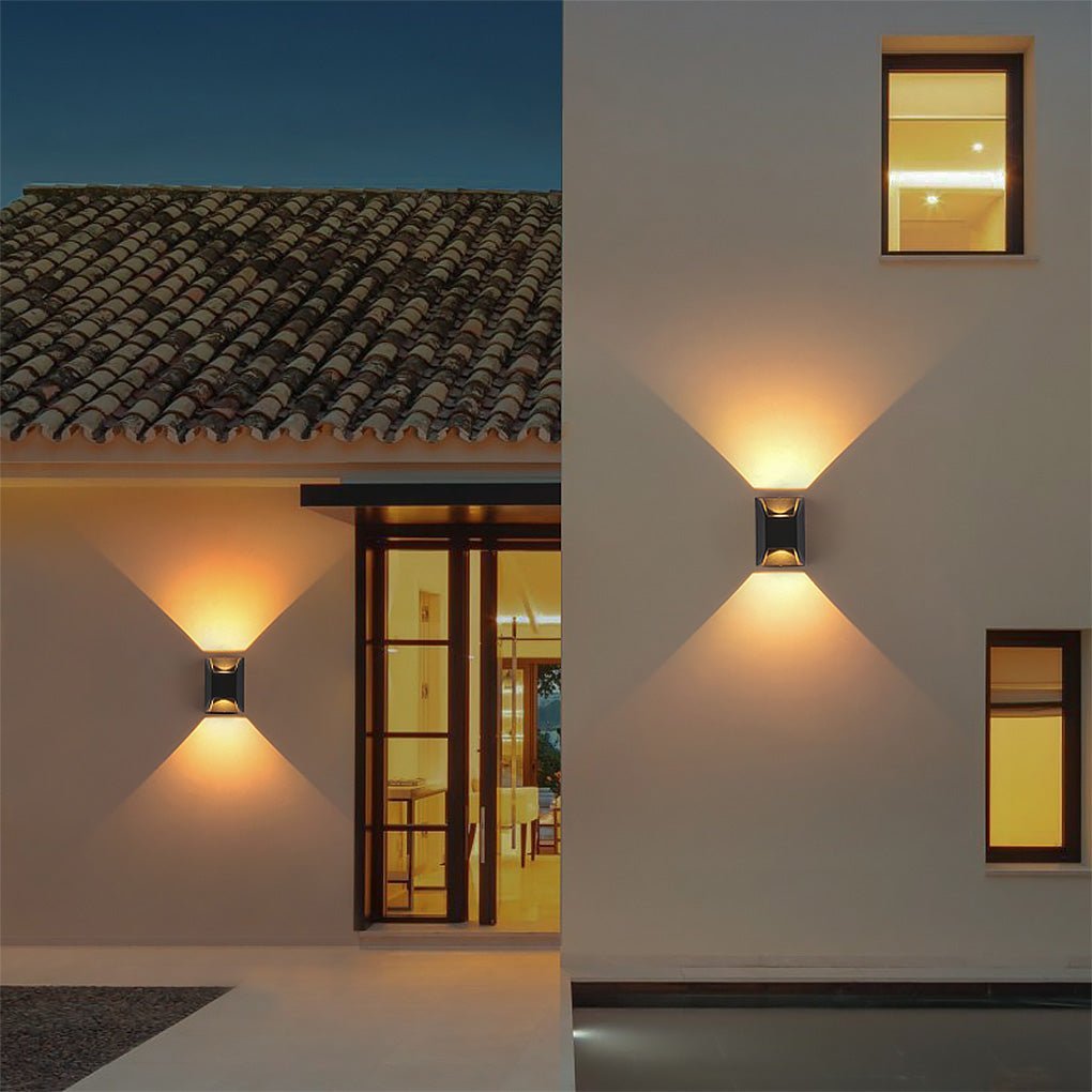 Up and Down Lights Outdoor LED Wall Mounted Light Fixture Wall Washer Lamp-Lighom