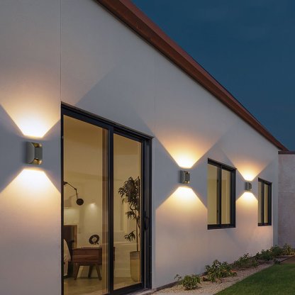 Up and Down Lights Outdoor LED Wall Mounted Light Fixture Wall Washer Lamp-Lighom