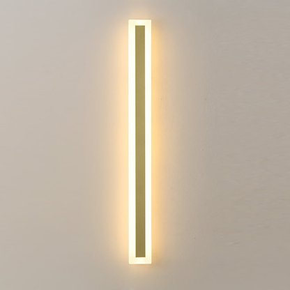 Outdoor Waterproof Rust-proof Minimalist Strip LED Wall Sconces Garden Light-Lighom