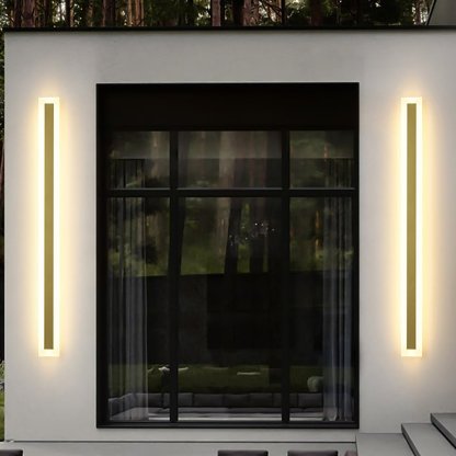 Outdoor Waterproof Rust-proof Minimalist Strip LED Wall Sconces Garden Light-Lighom