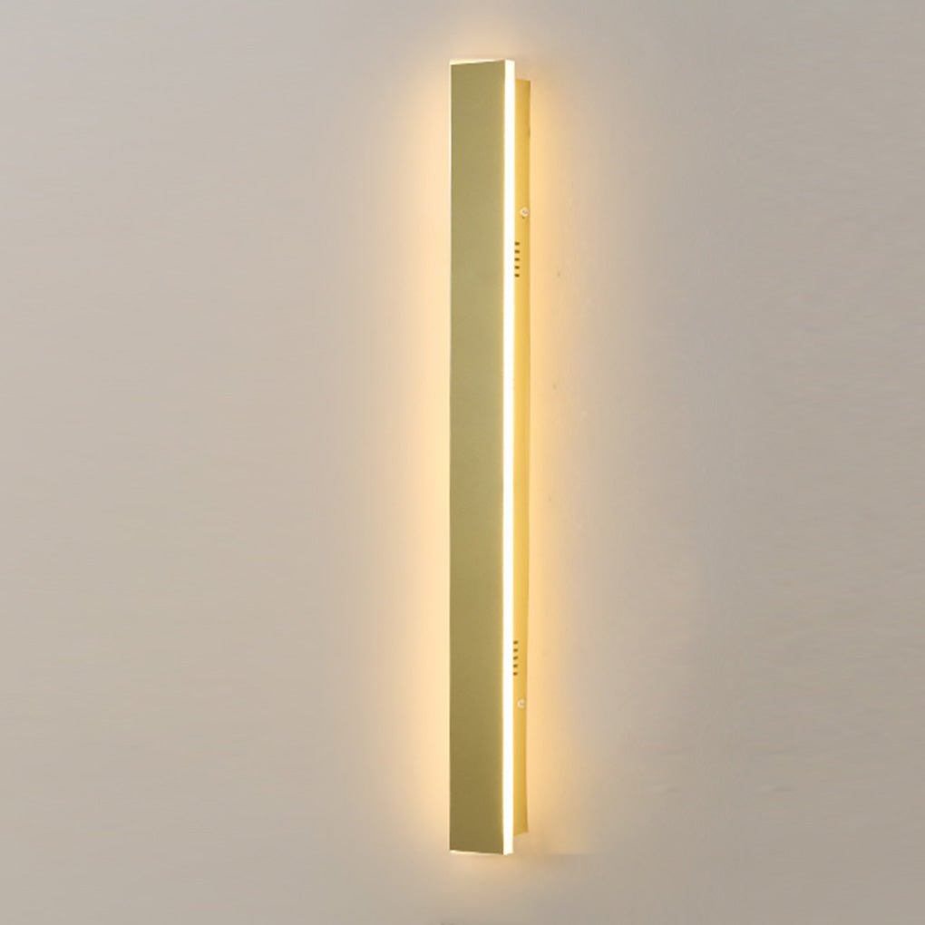 Outdoor Waterproof Rust-proof Minimalist Strip LED Wall Sconces Garden Light-Lighom