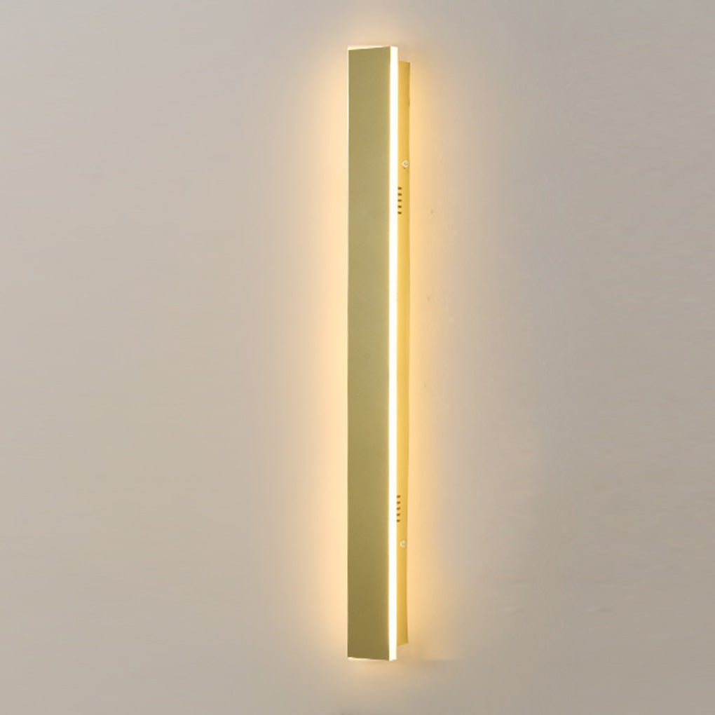 Outdoor Waterproof Rust-proof Minimalist Strip LED Wall Sconces Garden Light-Lighom