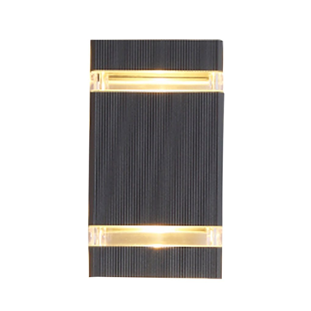 Square Round Waterproof Up And Down Lighting LED Modern Wall Sconces-Lighom