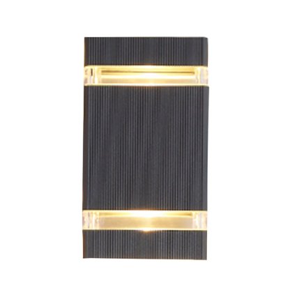 Square Round Waterproof Up And Down Lighting LED Modern Wall Sconces-Lighom