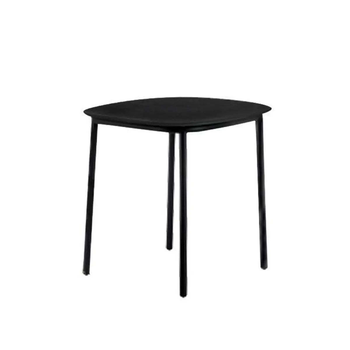 White Waterproof Stone Oval Outdoor Coffee Table