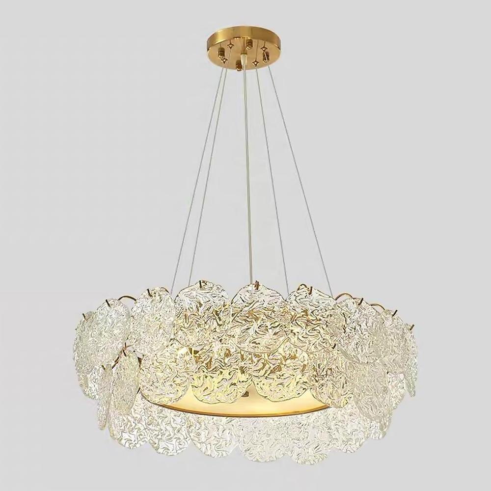 Shell Chandeliers Glass Acrylic LED Kitchen Dining Room Lighting Ceiling Light-Lighom