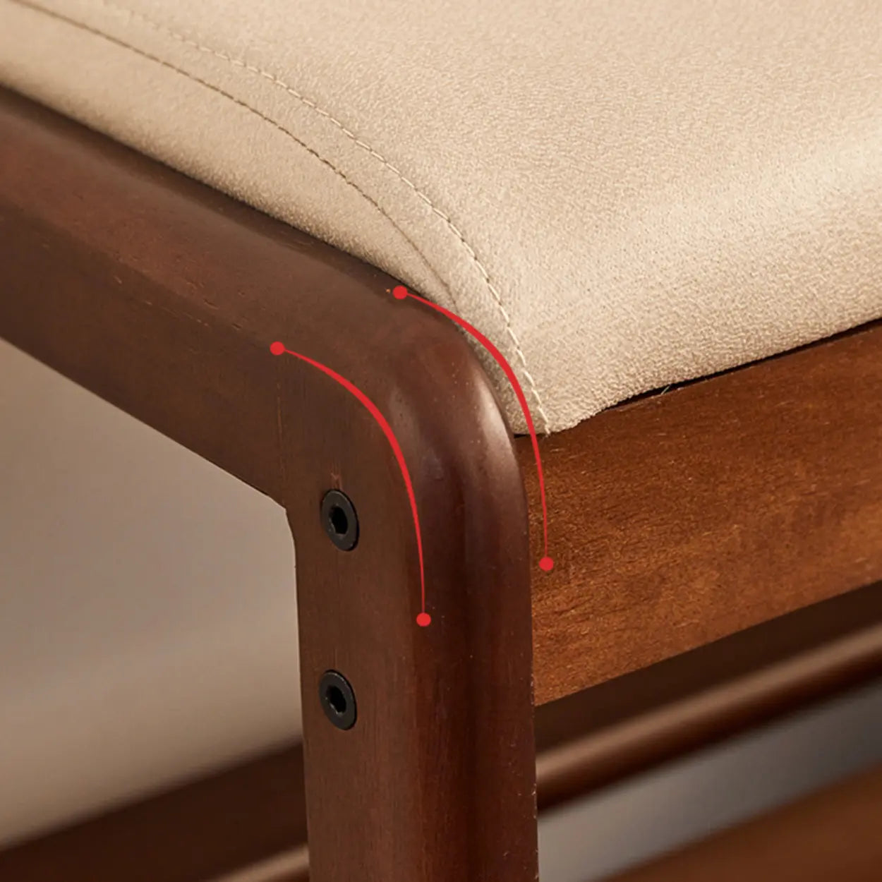 Padded Entryway Bench with Double Shoe Storage
