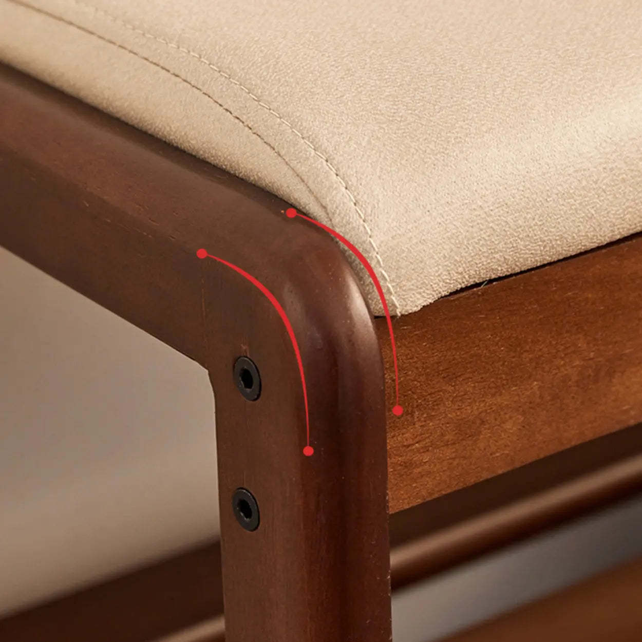 Padded Entryway Bench with Double Shoe Storage