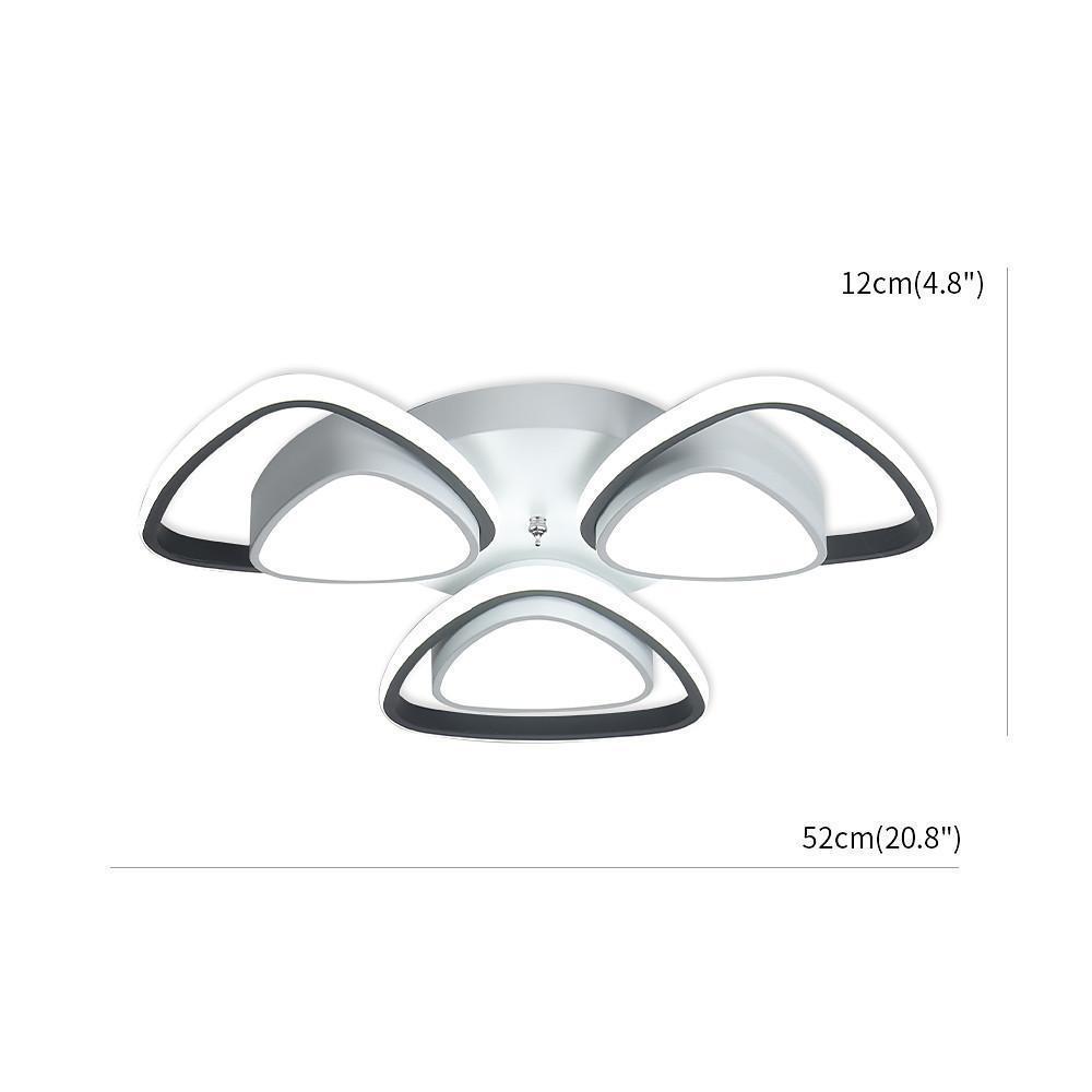 Geometric LED Hallway Entryway Flush Mount