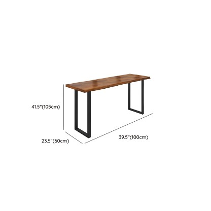 Pine Tall Rectangular Bar Table