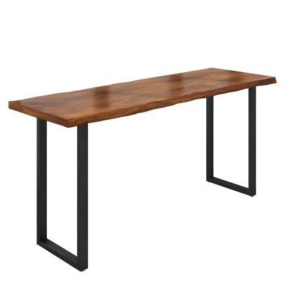 Pine Tall Rectangular Bar Table
