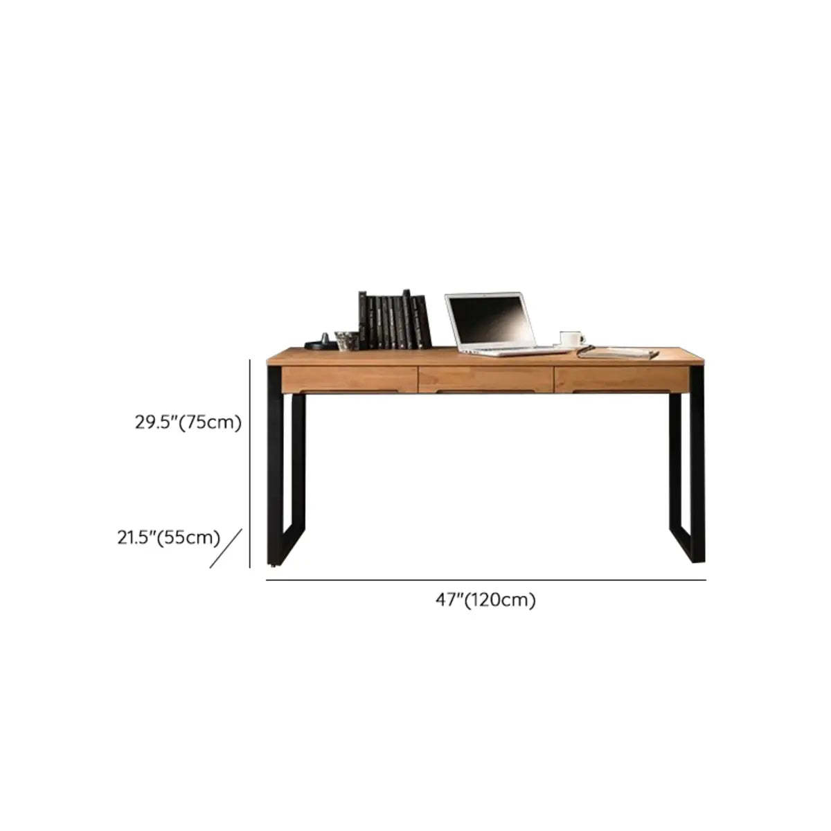 Pine Butcher Block Drawer Sledge Writing Desk