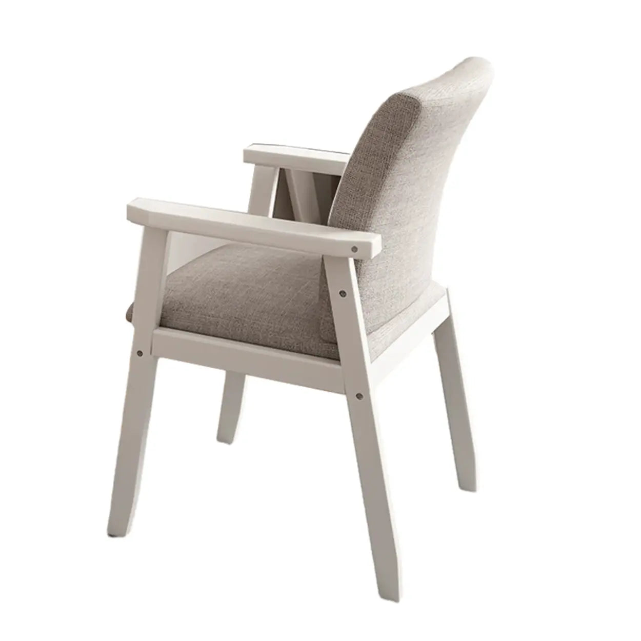 Lighom modern upholstered natural dining chairs & benches in wood — Set of 1