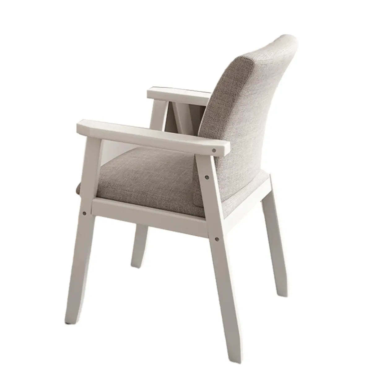 Lighom modern upholstered natural dining chairs & benches in wood — Set of 1