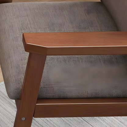 Lighom modern upholstered wood dining chairs & benches — Natural / Set of 2