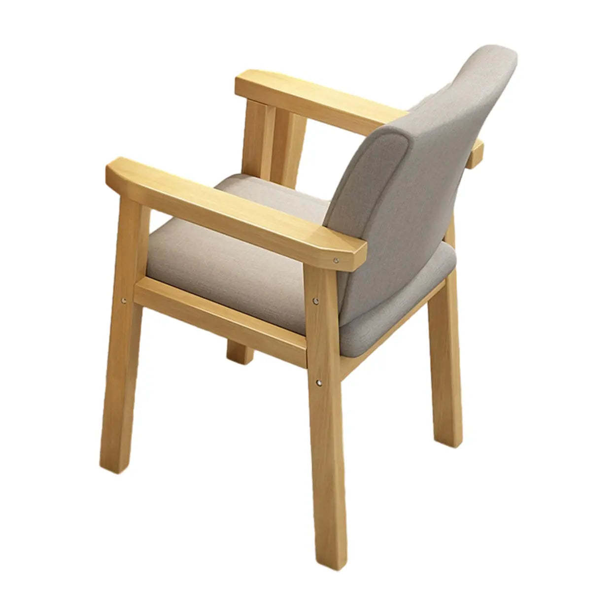 Lighom modern upholstered wood fabric dining chairs & benches