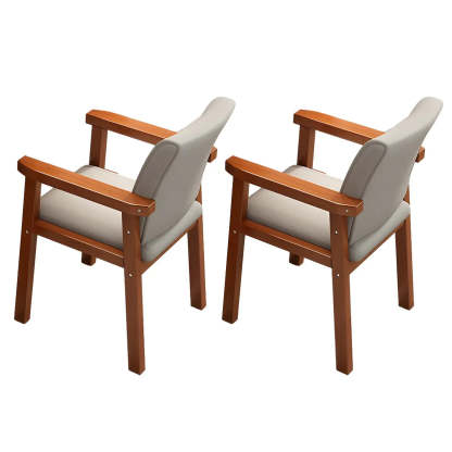 Modern upholstered wood dining chairs & benches