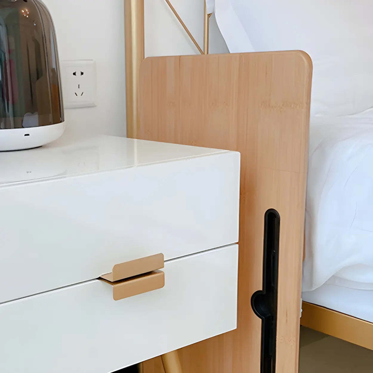 Portable Foldable Adjustable Wood Small Writing Desk — Table Only