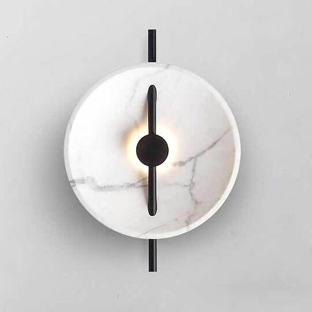 Postmodern Marble Wall Sconce Creative LED Bedside and Living Room Wall Lighting-Lighom