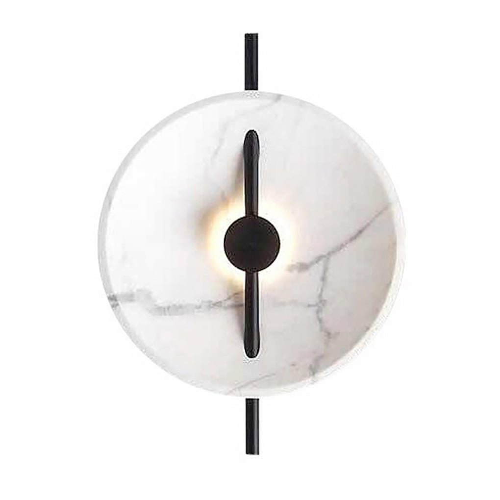 Postmodern Marble Wall Sconce Creative LED Bedside and Living Room Wall Lighting-Lighom