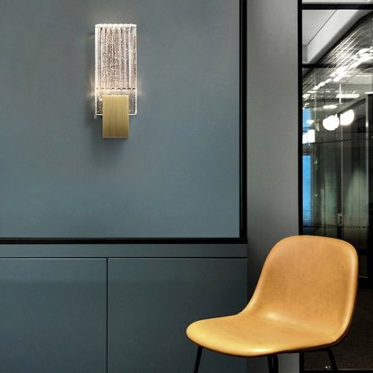 Postmodern Minimalist Aisle Staircase Bedside LED Crystal Wall Sconces-Lighom