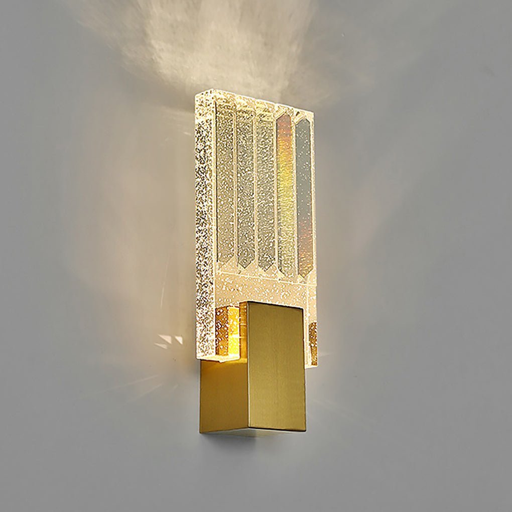 Postmodern Minimalist Aisle Staircase Bedside LED Crystal Wall Sconces-Lighom