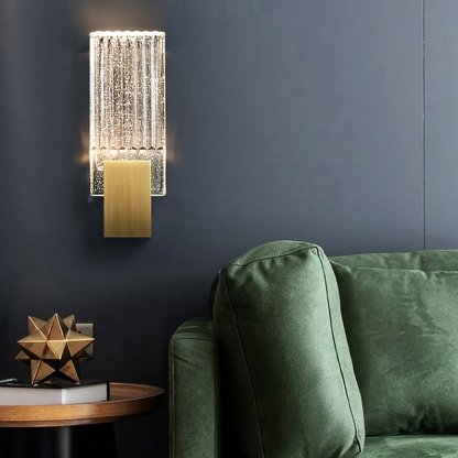 Postmodern Minimalist Aisle Staircase Bedside LED Crystal Wall Sconces-Lighom
