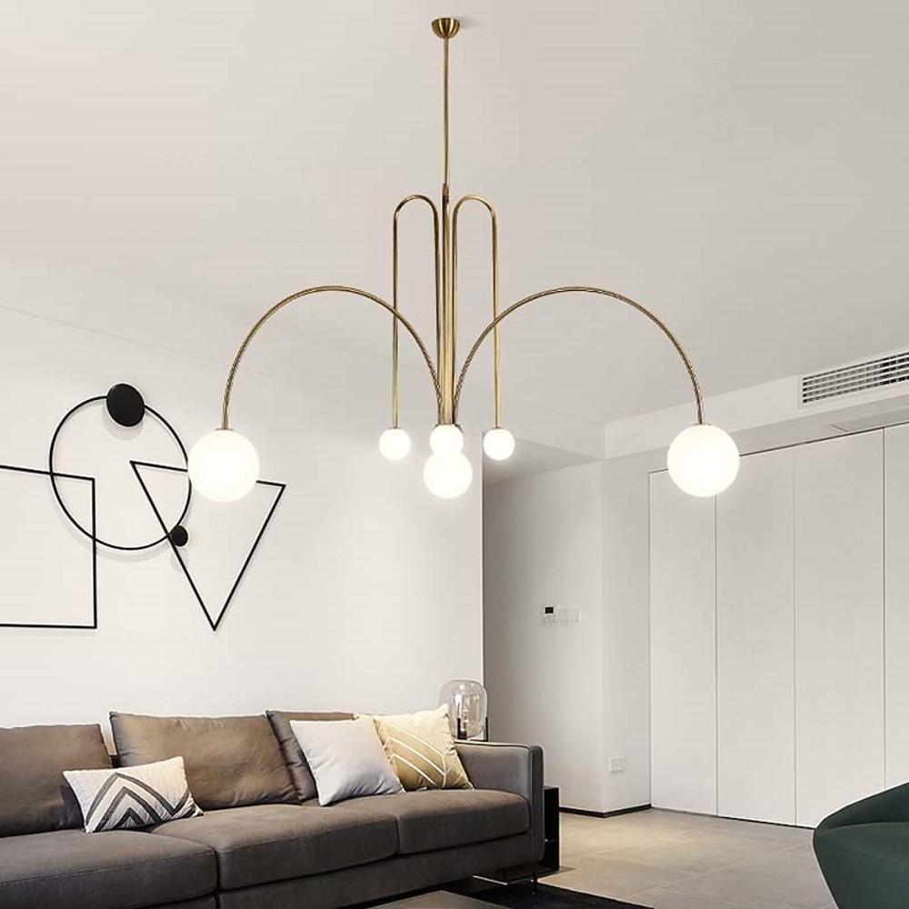 Industrial Modern Geometric Dining Chandelier