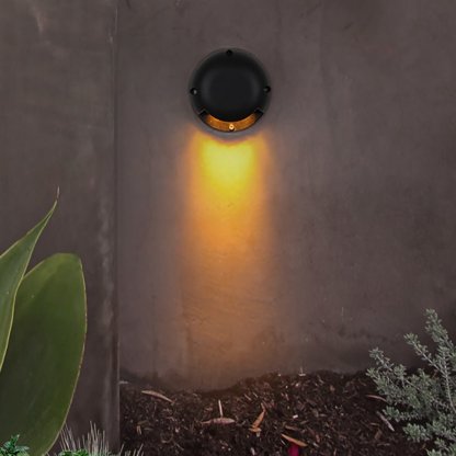 Modern Round LED Surface Flush Mounted Step Light Landscape Waterproof Decking Lights-Lighom