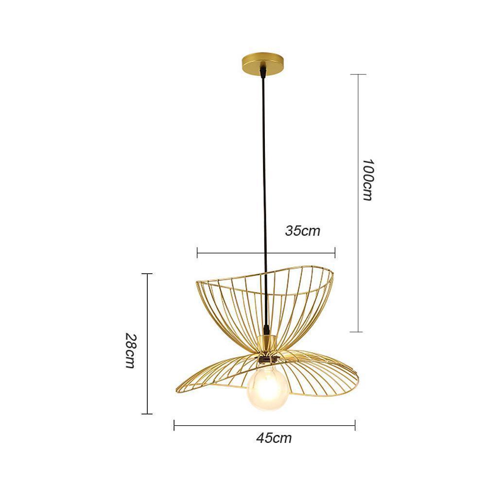 Artistic Double Wire Basket LED Vintage Pendant Lamp — 1 pc
