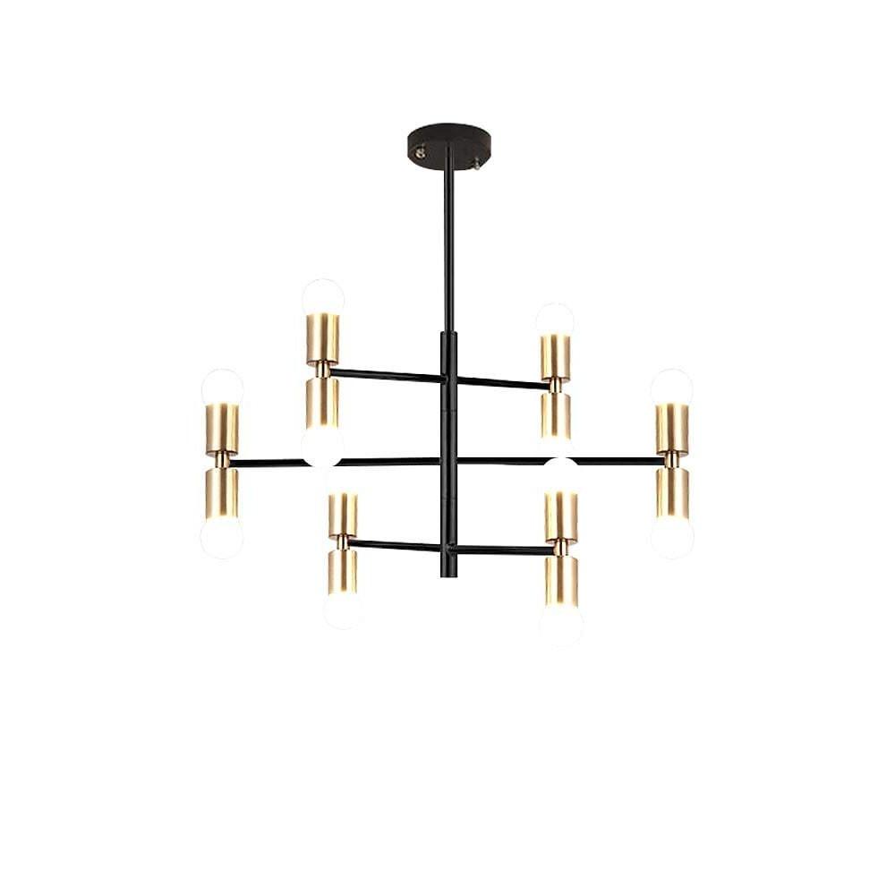 6 Lights LED Modern Sputnik Chandelier Pendant Light Hanging Lamp-Lighom