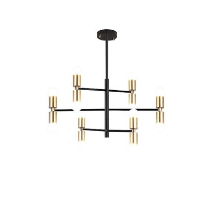 6 Lights LED Modern Sputnik Chandelier Pendant Light Hanging Lamp-Lighom