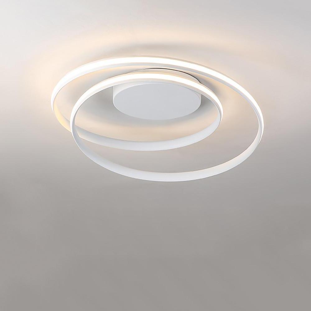 Spiraling Circular LED Modern Ceiling Lights Flush Mount Lighting-Lighom