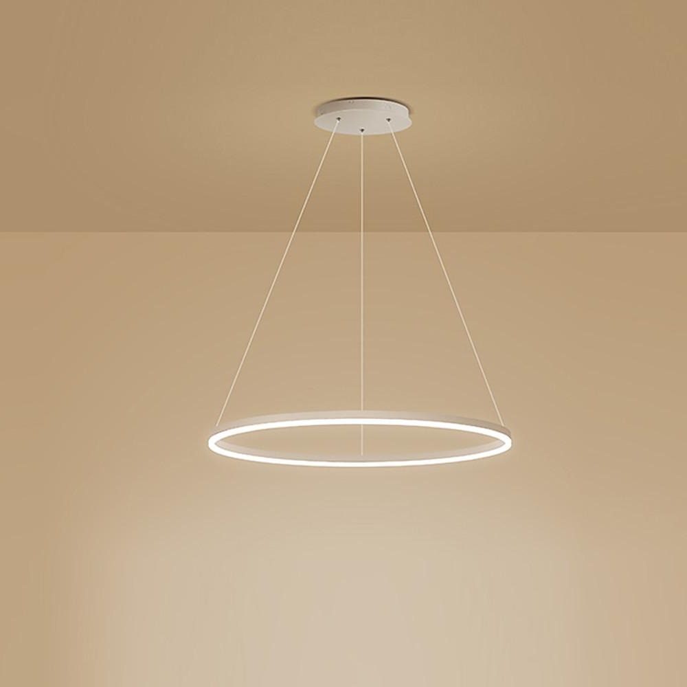 Circle LED Modern Chandelier Pendant Light Hanging Lamp Island Lights-Lighom