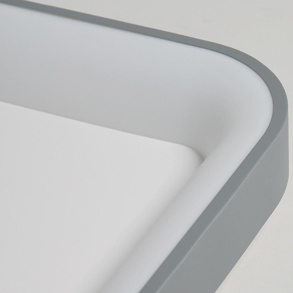 Square Shaped Modern LED Flush Mount Ceiling Light for Bedroom-Lighom