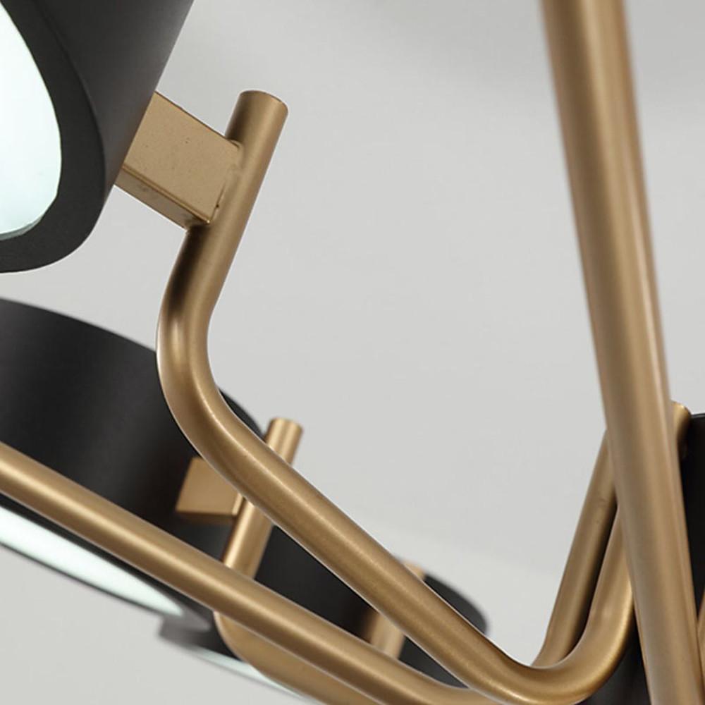 6 Light Modernist LED Flush Mount Ceiling Light for Bedroom-Lighom